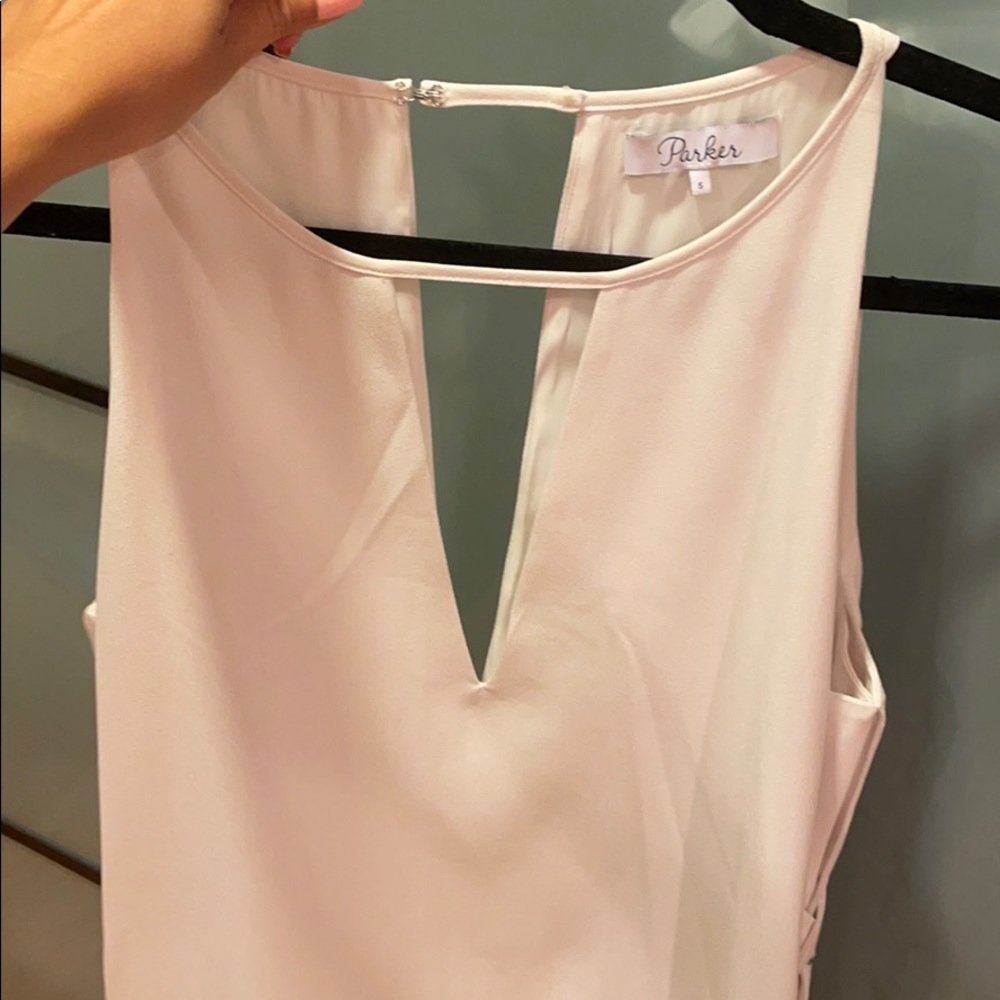 Parker White Laced Side Dress - Picture 3 of 4